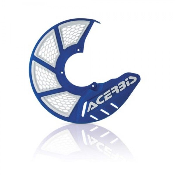 Brake Rotor Protection Acerbis X-Brake Vented Small Blue/White Front Plastic Disk Protection