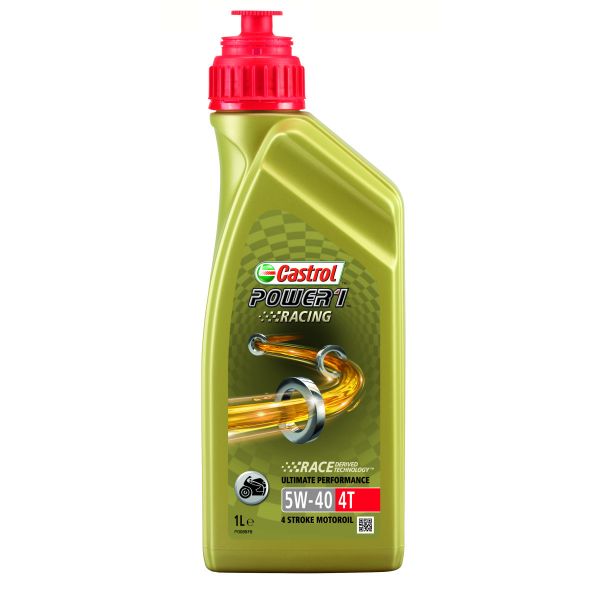 4 stokes engine oil Castrol Power 1 Racing 4-stroke Sae 5w40 Partly Synthetic 1 Liter - 2207210-14eaff