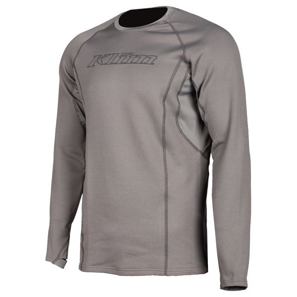 Functional Underwear Klim Snowmobil Shirt Base Layer Snow Aggressor 2.0 Castlerock Gray