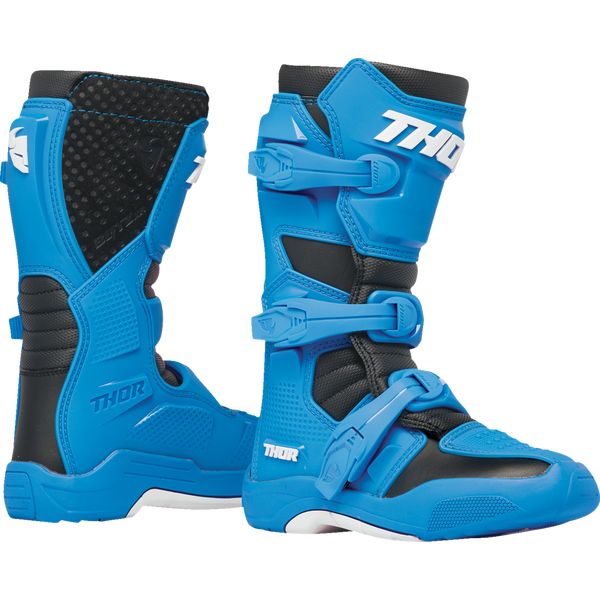 Kids Boots MX-Enduro Thor Moto MX/Enduro Boots Youth Blitz Xr Blue/Black 24
