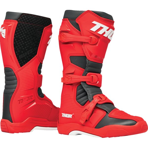  Thor Moto MX/Enduro Boots Blitz Xr Red/Charcoal 24