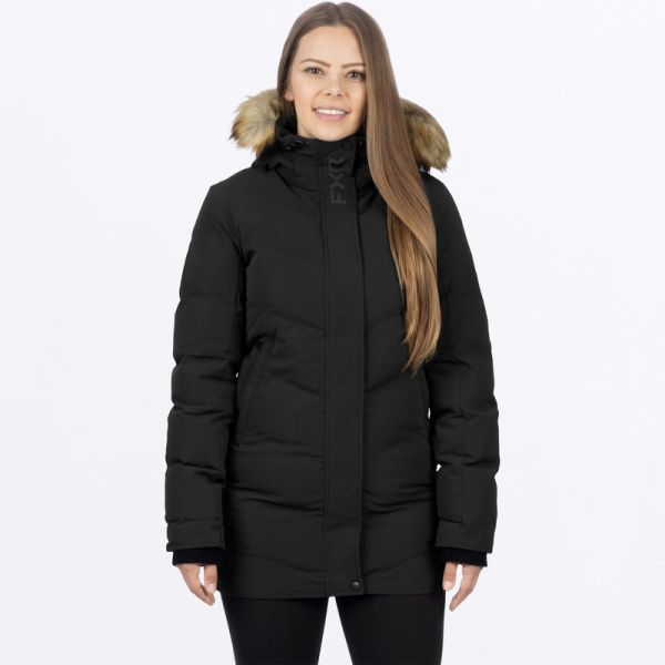 Women's Jackets FXR Snowmobil Insulated Sage Lady Jacket Black/Asphalt 24