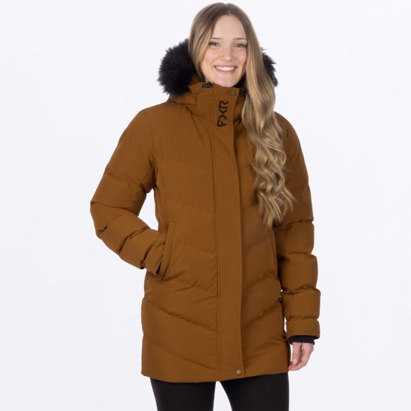 Women's Jackets FXR Snowmobil Insulated Sage Lady Jacket Copper/Black 24