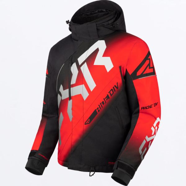 Jackets FXR Snowmobil Insulated CX Jacket Black/Red/White 24