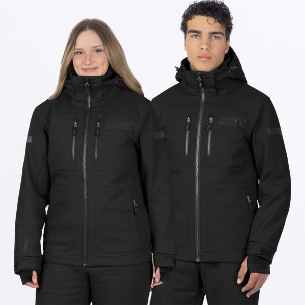 Jackets FXR Snowmobil Unisex Task Insulated Canvas Jacket Black Ops 24