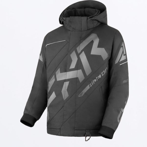 Kids Jackets FXR Snowmobil Youth Insulated CX Jacket Black Ops 24