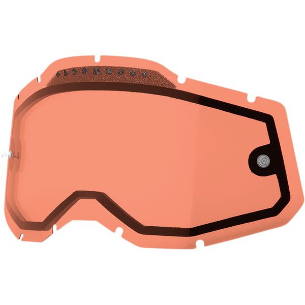Goggle Accessories 100 la suta Goggles Replacement Lens Accuri 2/Racecraft 2/Strata 2 Dual Vented Red