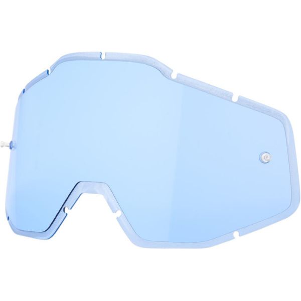  100 la suta BLUE ANTI-FOG INJECTED REPLACEMENT LENS FOR 100% GOGGLES