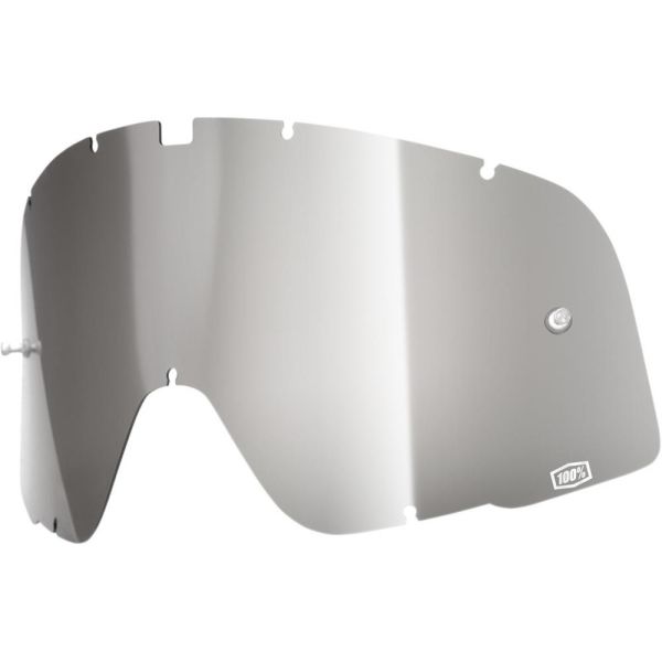  100 la suta MIRROR SILVER REPLACEMENT LENS FOR 100% BARSTOW GOGGLES
