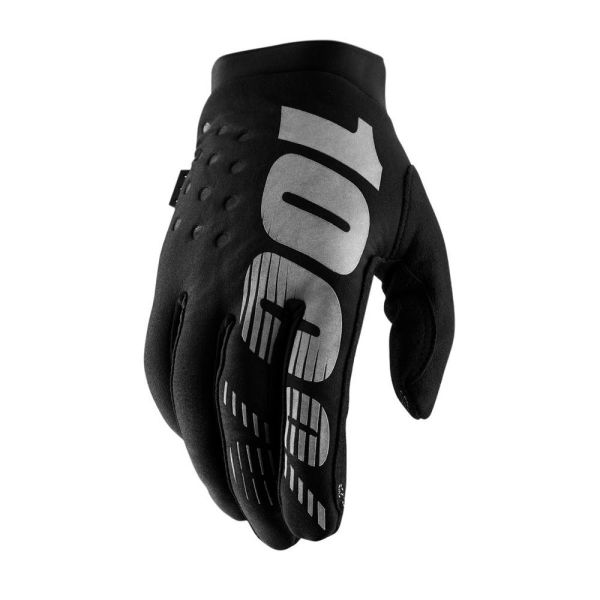 Gloves MX-Enduro 100 la suta GLOVE BRISKER BK/GY