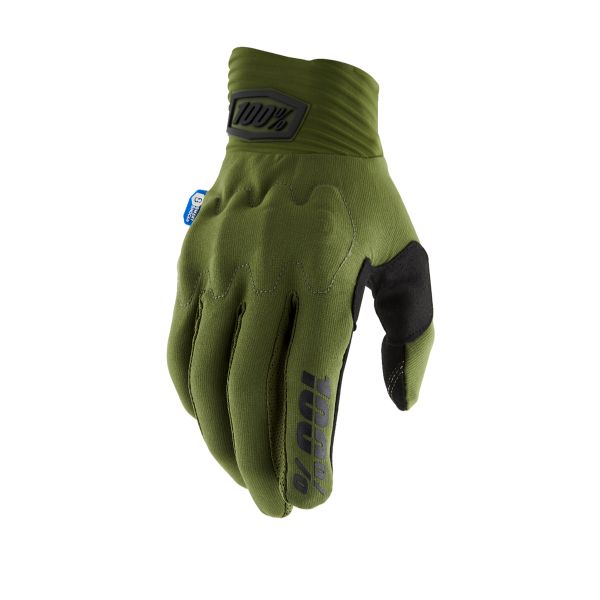 Gloves MX-Enduro 100 la suta Moto Gloves MX/Enduro Cognito Smart Shock Army Green  10014-00029