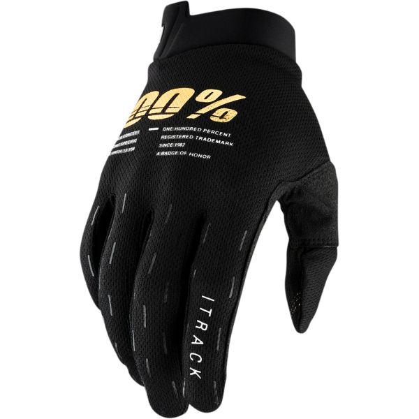 Gloves MX-Enduro 100 la suta Moto Gloves MX/Enduro Itrack Black 10008-00005