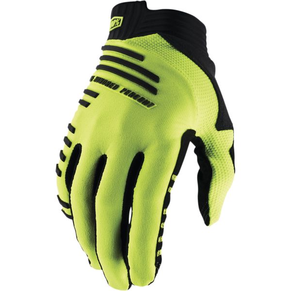 Gloves MX-Enduro 100 la suta Moto Gloves MX/Enduro R-core Black Fluorescent Yellow 10027-00014