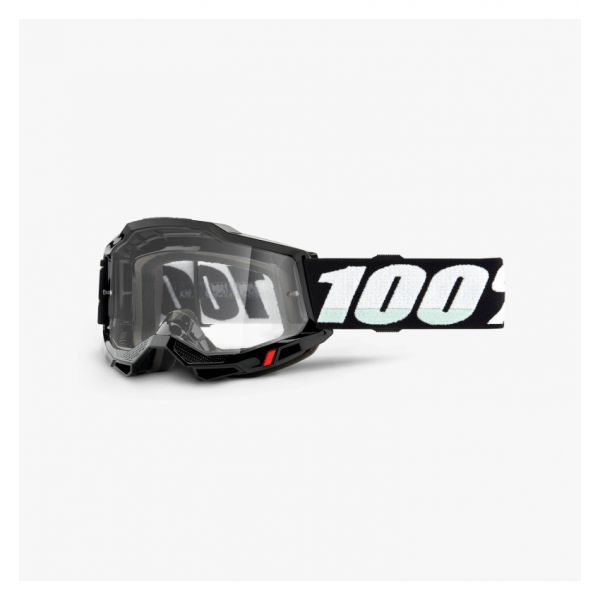 Goggles MX-Enduro 100 la suta Goggle MX Accuri 2 Enduro Mtb Clear Vented Dual Lens Black 