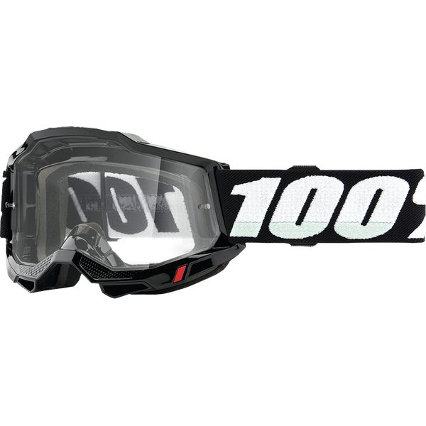 Kids Goggles MX-Enduro 100 la suta Enduro Moto Goggles Youth Accuri 2 Black Clear Lens