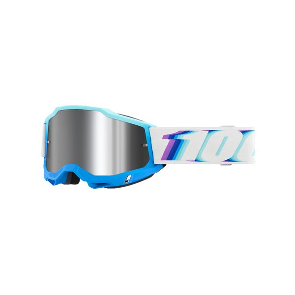 Goggles MX-Enduro 100 la suta Moto MX/Enduro Goggles Accuri 2 Stamino Silver-Mirror Lens 50014-00029