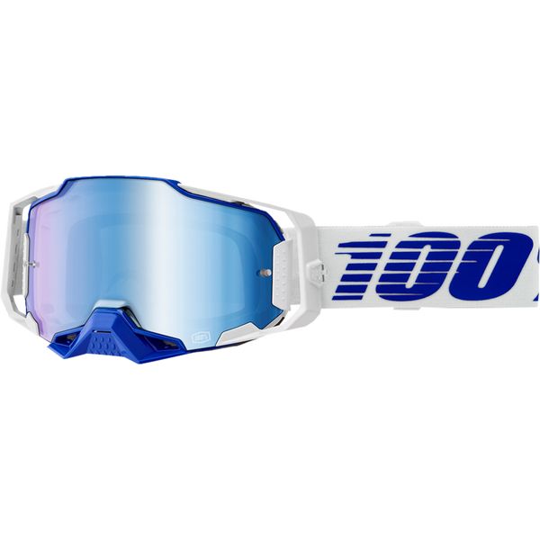  100 la suta Ochelari Moto MX/Enduro Armega Blue Mirror-Blue Lens 50005-00031