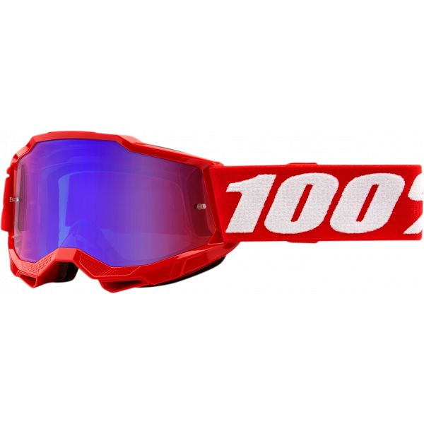 Kids Goggles MX-Enduro 100 la suta Accuri 2 Red Mirror Lens Youth Goggles