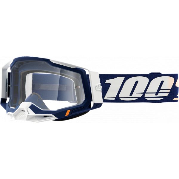  100 la suta Goggle MX Racecraft 2 Concordia Clear Lens - 50121-101-07