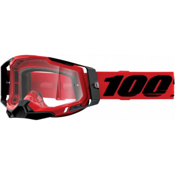 Goggles MX-Enduro 100 la suta Googles MX  Racecraft 2 Red Clear Lens