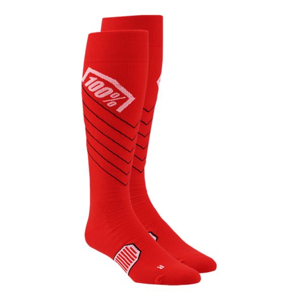 Socks MX-Enduro 100 la suta Moto Sock MX/Enduro Hi-Side Performance Red 24