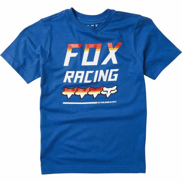  Fox Racing Full Count Blue Youth Tee