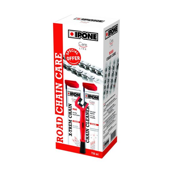 Chain lubes IPONE Cleaning Kit + Lubrication On Road - Brush FREE