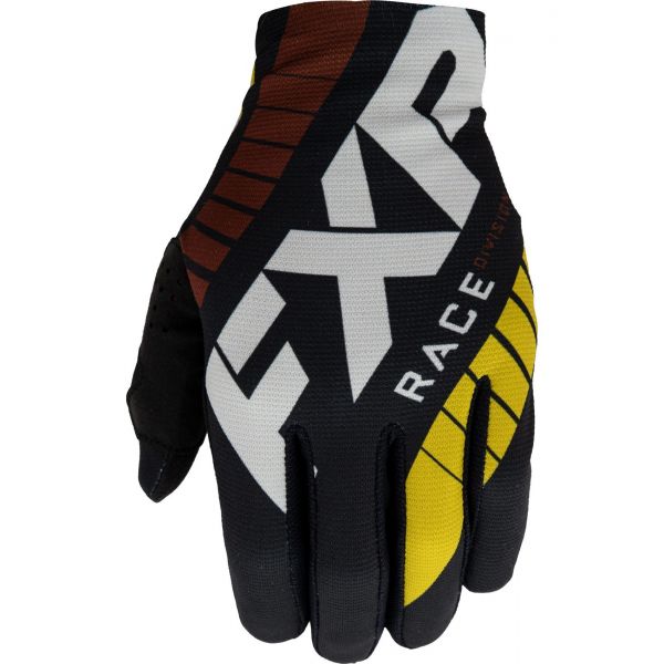 Gloves MX-Enduro FXR MX Gloves Slip-On Lite MX Black/Rust/Gold