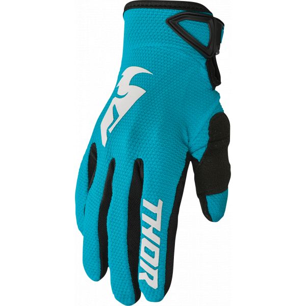 Gloves MX-Enduro Thor Women Moto Enduro Gloves Sector Aqua/White 23