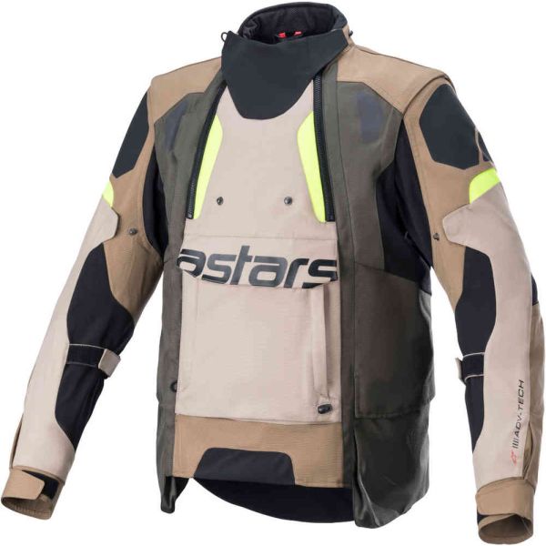 Textile jackets Alpinestars Textile Moto Jacket Halo Drystar Bej/Negru/Galben Fluo 23