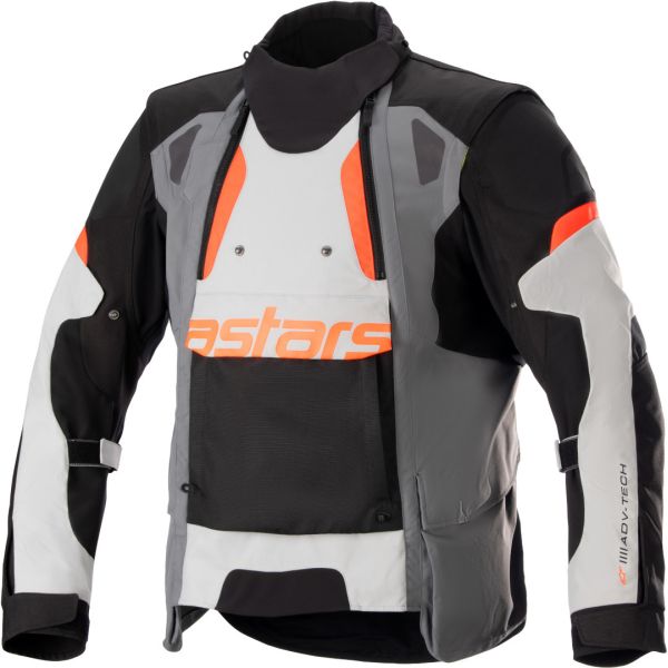 Textile jackets Alpinestars Textile Moto Jacket Halo Drystar Gri Deschis/Gri Inchis/Negru 23