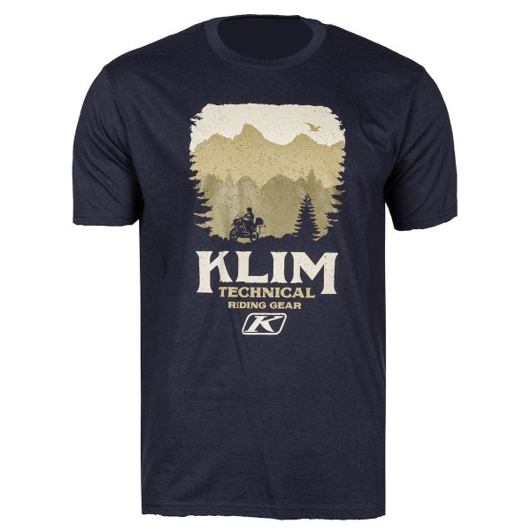Casual T-shirts/Shirts Klim Badlands T Navy