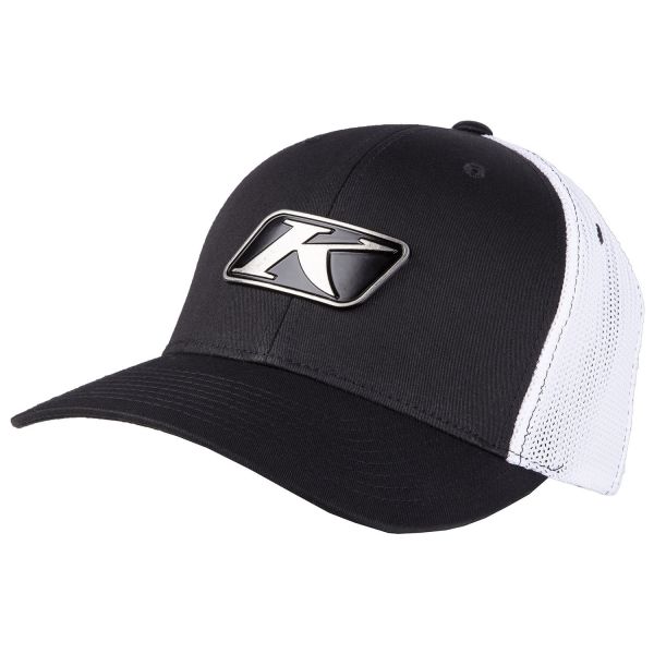 Caps and Beanies Klim Icon Snap Hat Black/White 2022