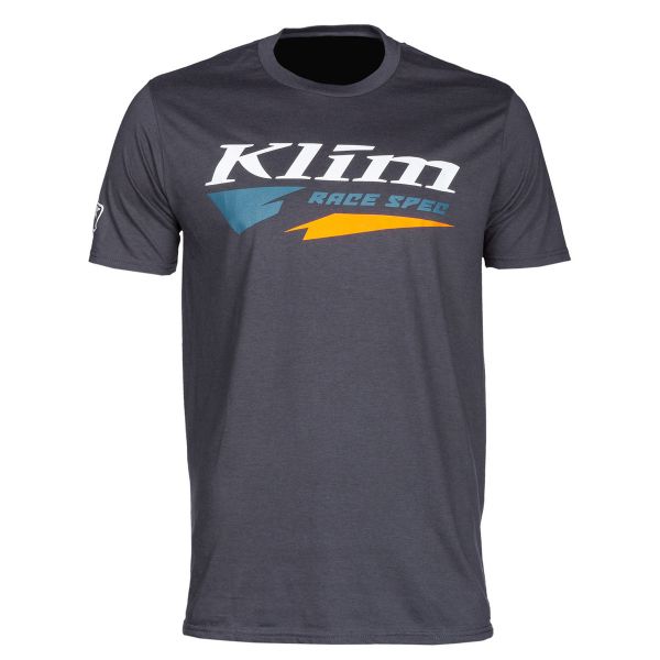 Casual T-shirts/Shirts Klim Race Spec SS T Charcoal/Petrol