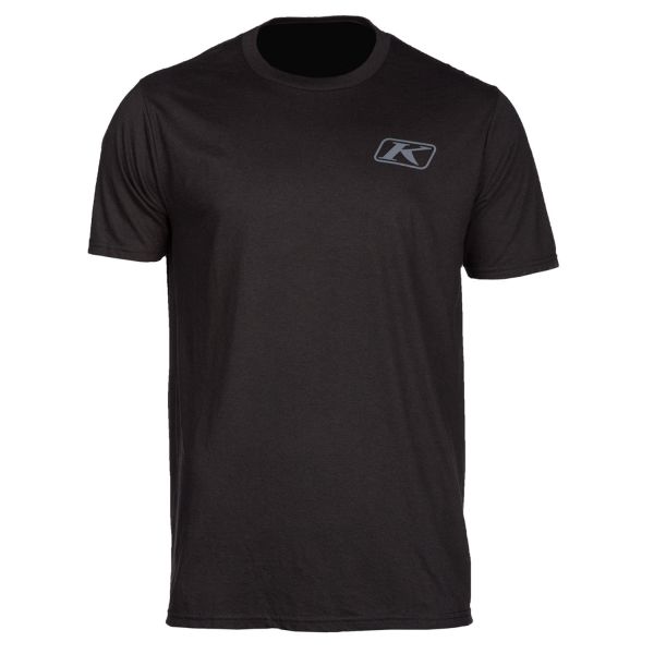 Casual T-shirts/Shirts Klim Run Your Engine SS T Black/High Risk Red