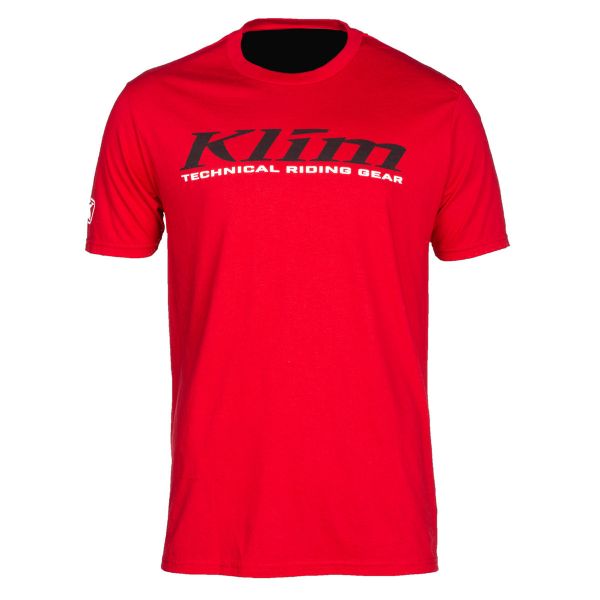 Casual T-shirts/Shirts Klim K Corp SS T Red/Black