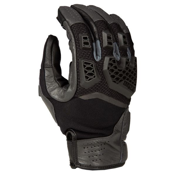Gloves Touring Klim Baja S4 Touring Leather/Textile Gloves Asphalt