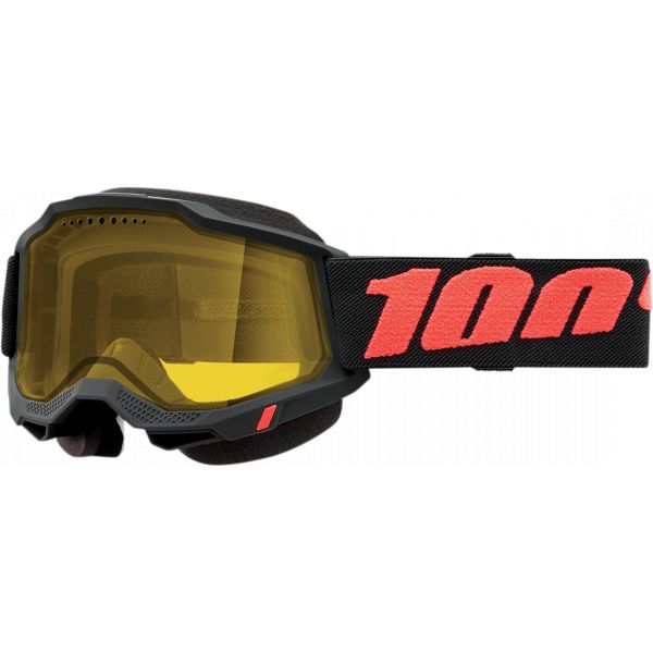 Goggles 100 la suta Goggle Snowmobil Accuri 2 Borego Yelow Lens - 50021-00006