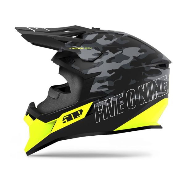  509 Tactical 2.0 Snowmobil Helmet Black Camo