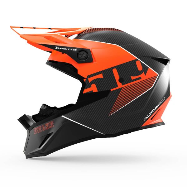 Helmets 509 Altitude 2.0 Carbon Fiber 3K Helmet (ECE) Hi Flow Orange