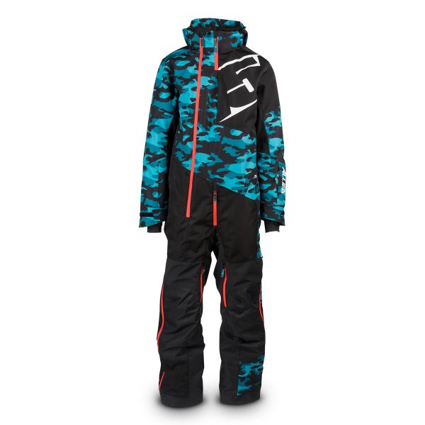 Monosuits Snowmobiles 509 Snowmobil Non-Insulated Allied Mono Suit Shell  Sharkskin Camo