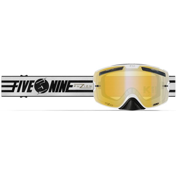 509 Enduro Goggle Kingpin Fuzion Flow White Tint Lens Yellow 23