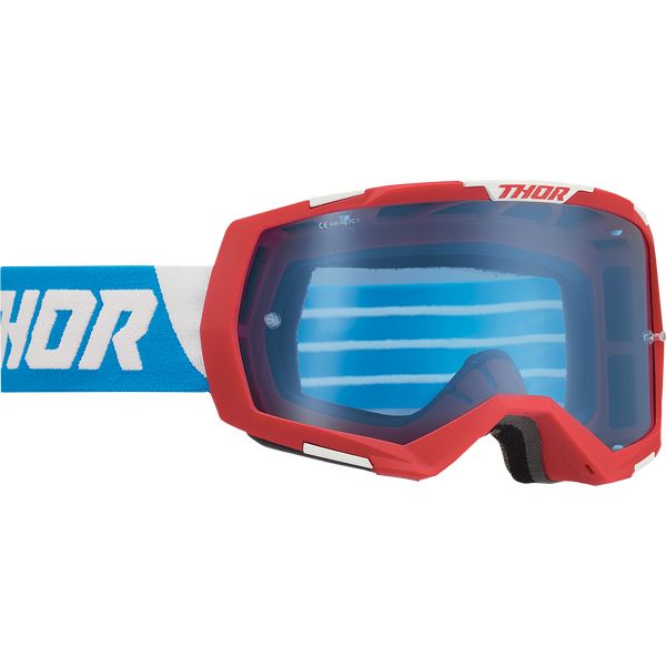 Goggles MX-Enduro Thor Moto Enduro Goggle Regiment Red/White/Blue 26012967