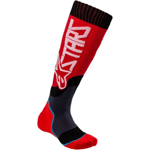 Kids Boots MX-Enduro Alpinestars Moto MX Youth Socks Plus 2 Red/White