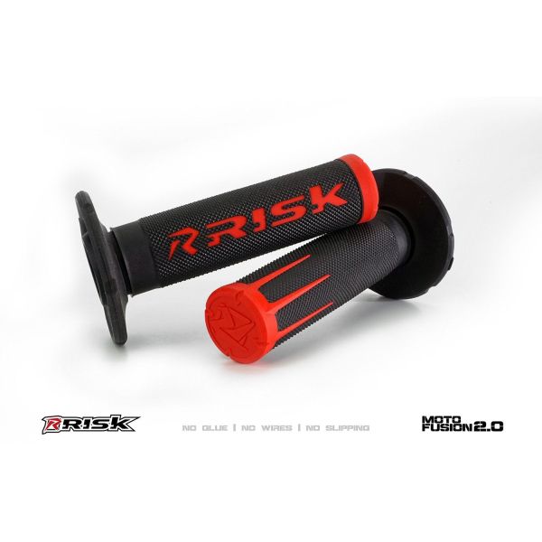 Grips Enduro/MX Risk Racing Fusion 2.0 Motocross/Enduro Red 00284 Grips