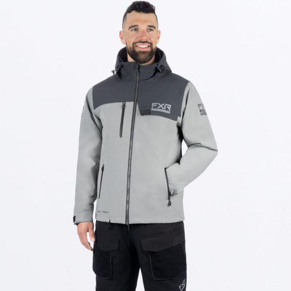 Jackets FXR Snowmobil Insulated Vapor Pro Insulated Jacket Grey/Asphalt 24