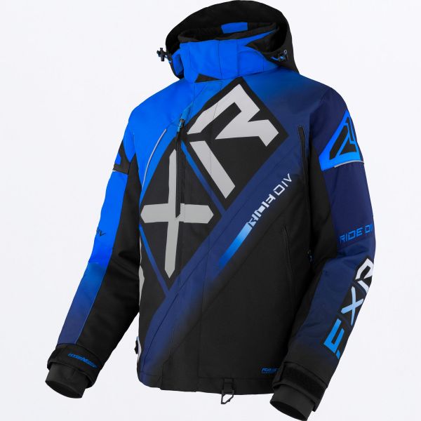 Jackets FXR M CX Jacket Black/Blue Fade