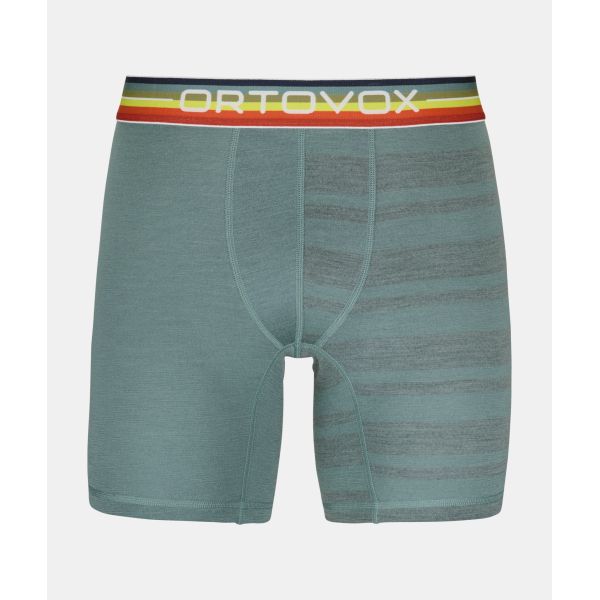 Functional Underwear Ortovox Boxers 185 Merino Rock N Wool Arctic Gray