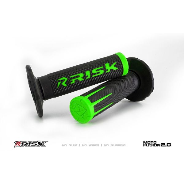 Grips Enduro/MX Risk Racing Fusion 2.0 Motocross/Enduro Green 00286 Grips