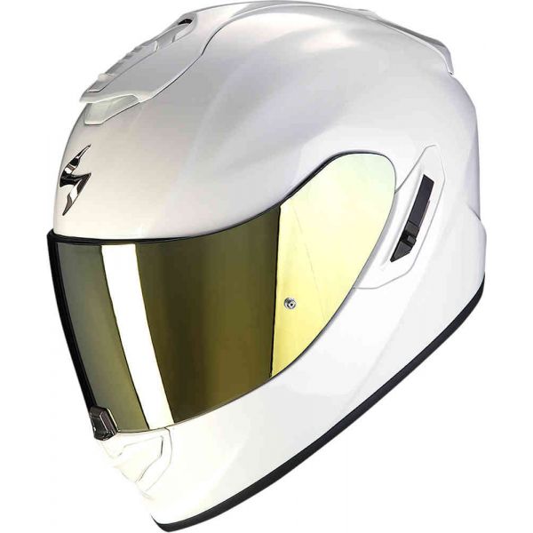 Full face helmets Scorpion Exo Moto Helmet Full-Face 1400 Evo Air Solid Alb